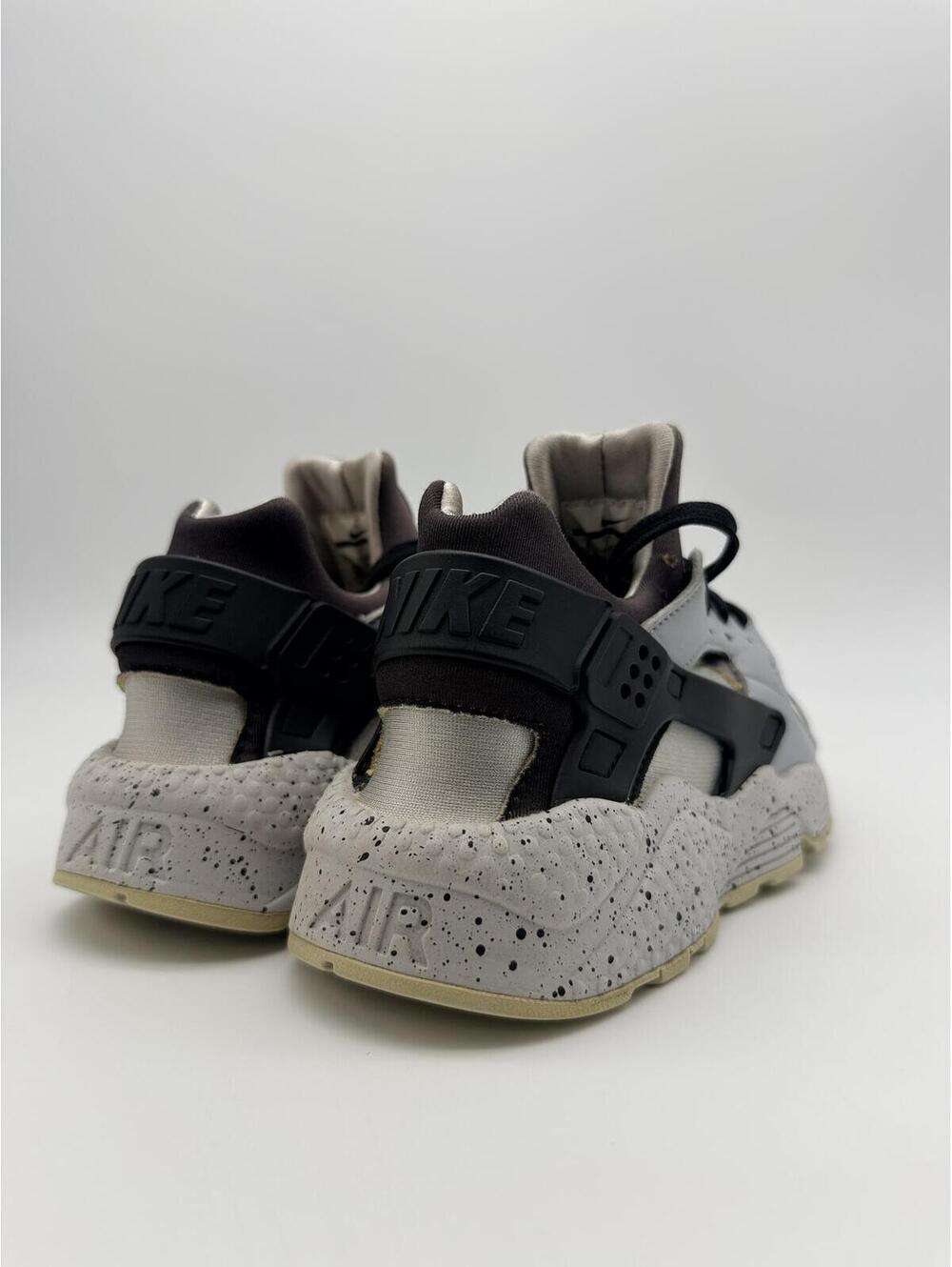 Nike Air Huarache Run Premium Men's Sneaker Pure Platinum Black Size 8 - Picture 5 of 10